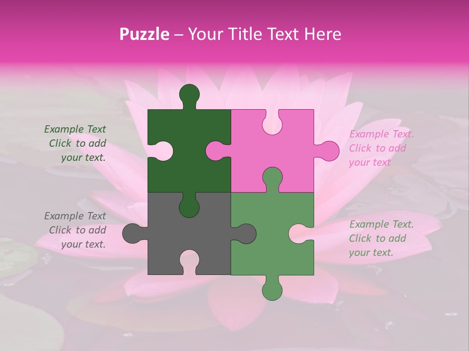 Natural Wet Pure PowerPoint Template