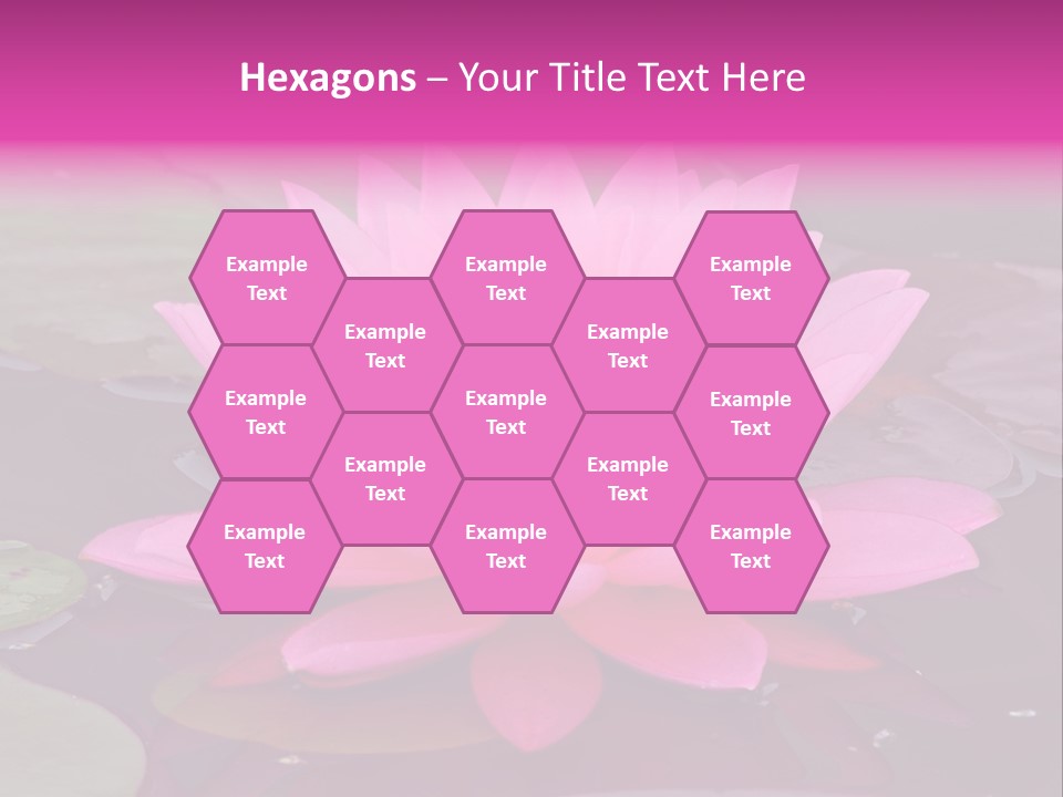 Natural Wet Pure PowerPoint Template