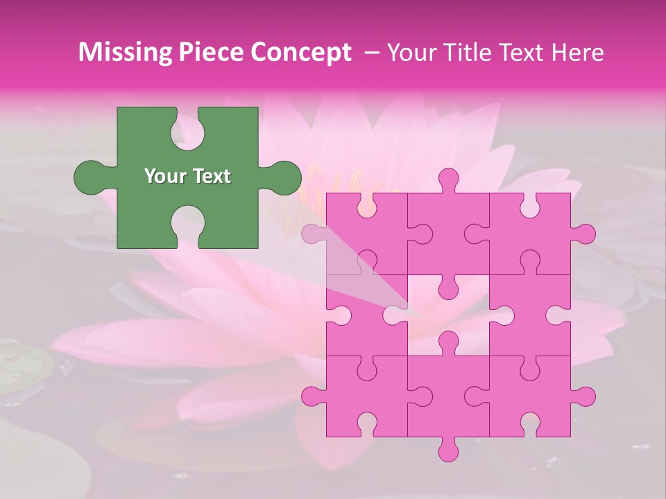 Natural Wet Pure PowerPoint Template