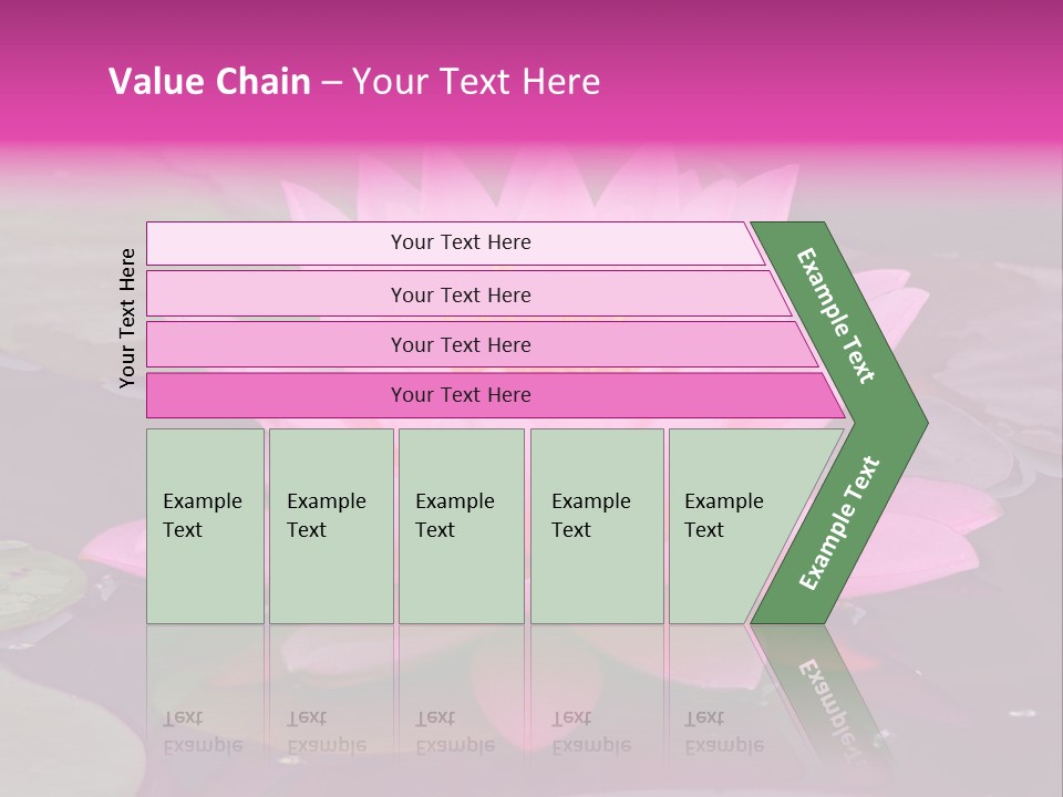 Natural Wet Pure PowerPoint Template
