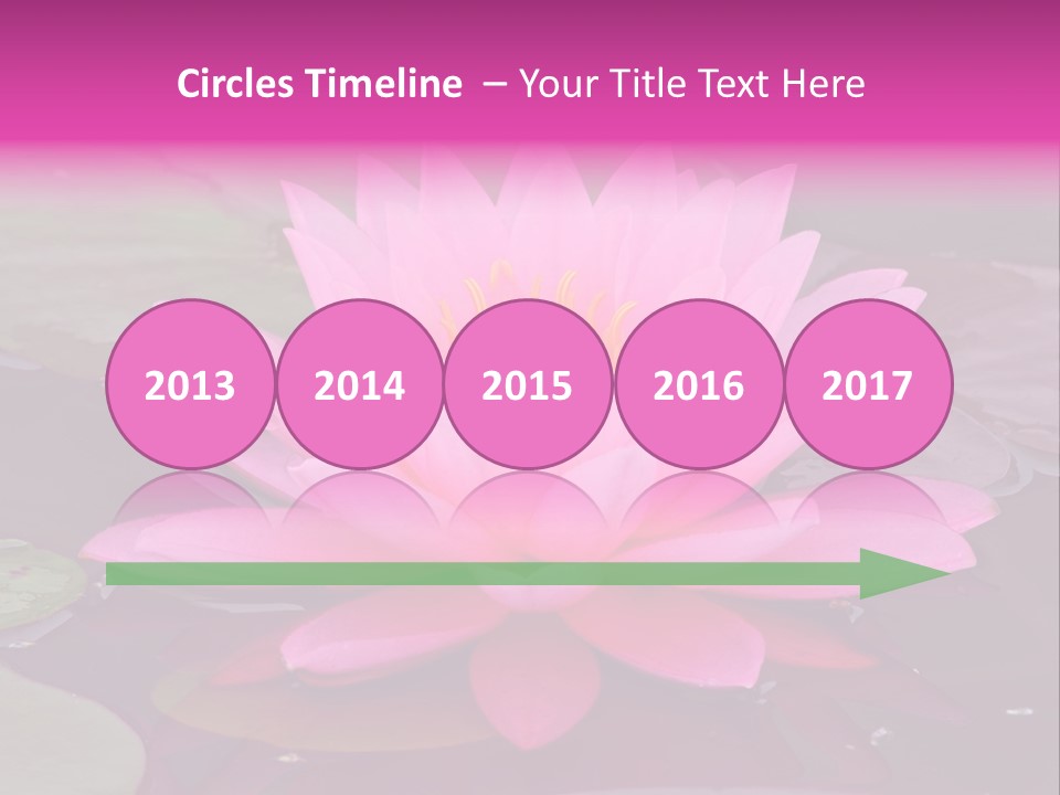 Natural Wet Pure PowerPoint Template