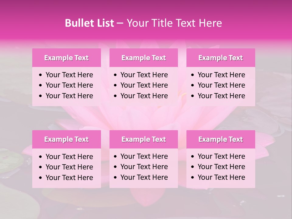 Natural Wet Pure PowerPoint Template