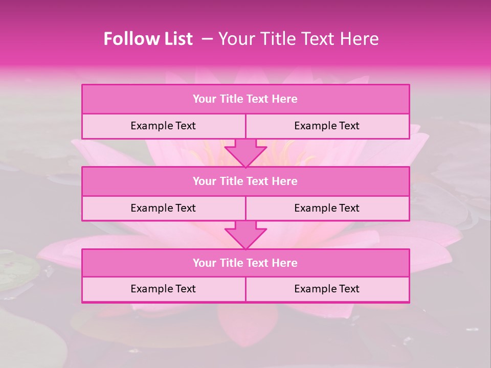 Natural Wet Pure PowerPoint Template