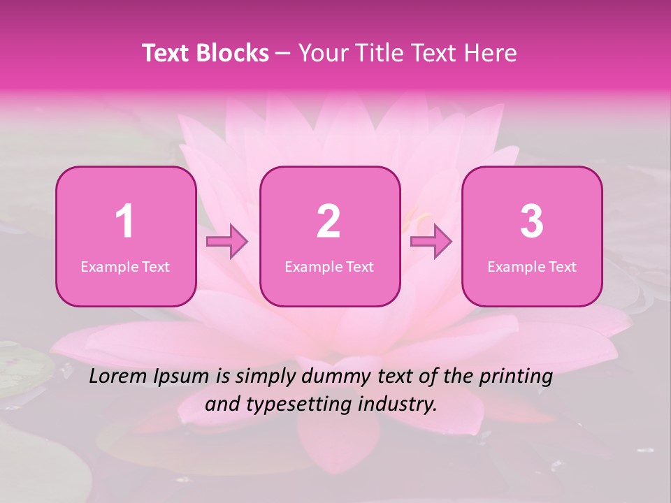 Natural Wet Pure PowerPoint Template