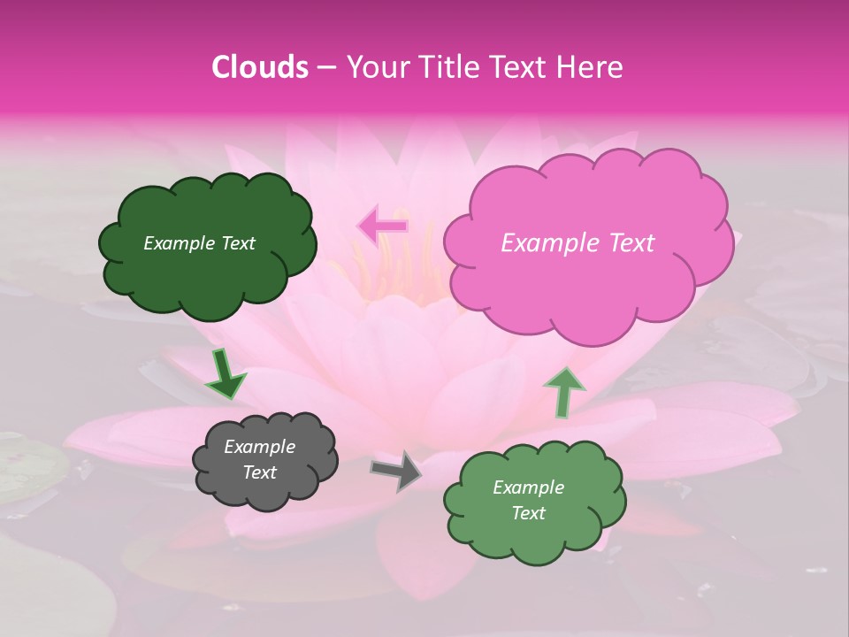 Natural Wet Pure PowerPoint Template
