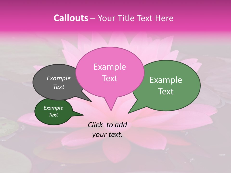 Natural Wet Pure PowerPoint Template