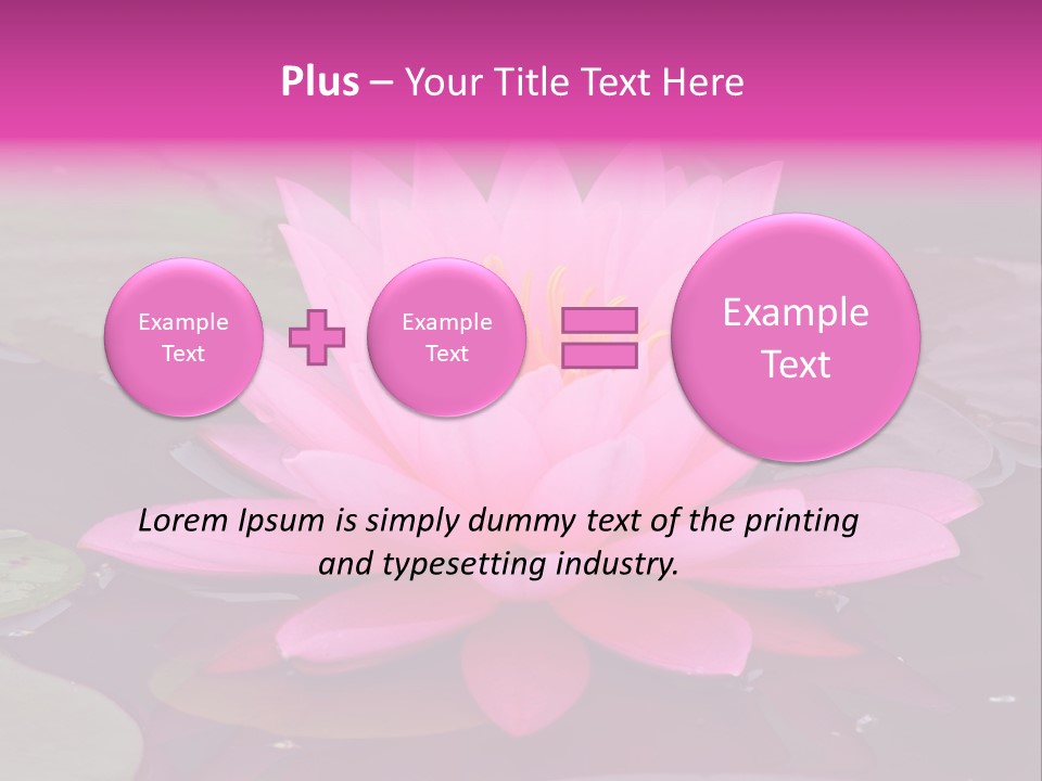 Natural Wet Pure PowerPoint Template