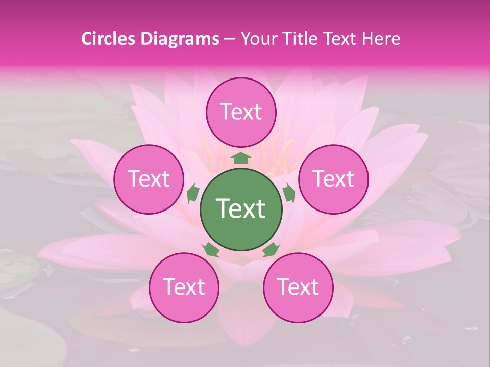 Natural Wet Pure PowerPoint Template