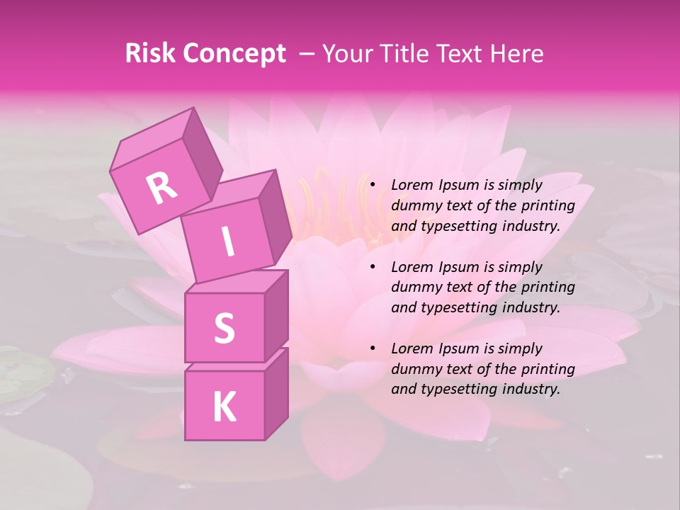 Natural Wet Pure PowerPoint Template