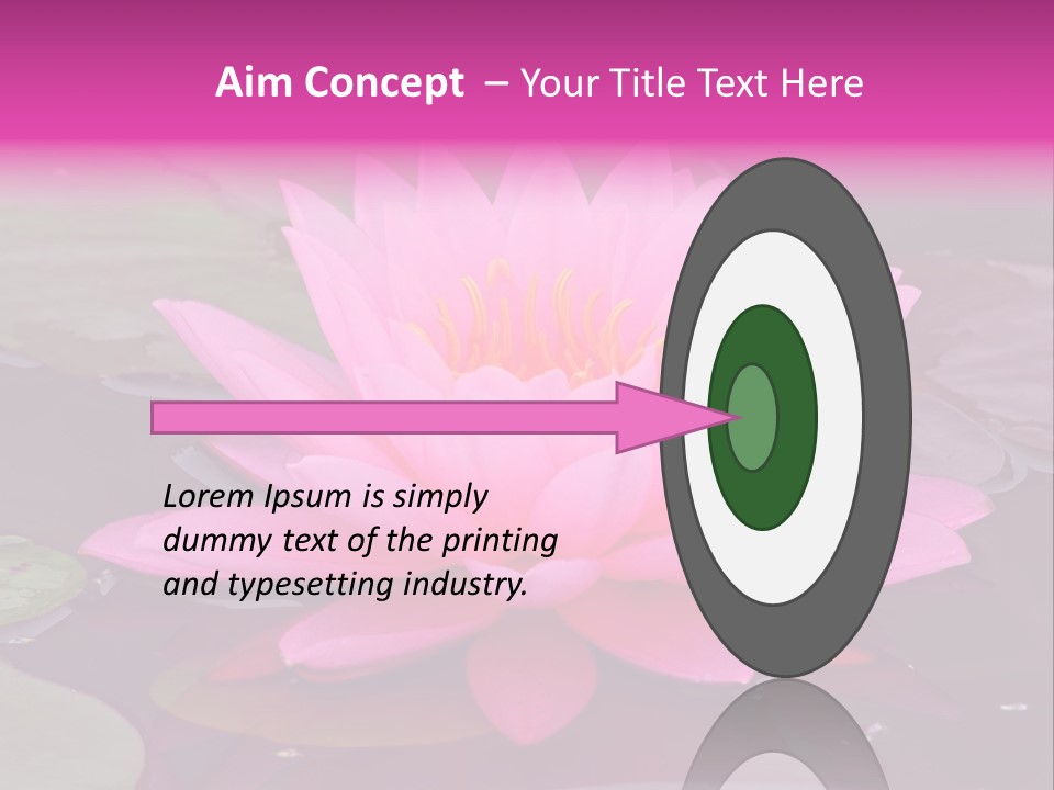 Natural Wet Pure PowerPoint Template