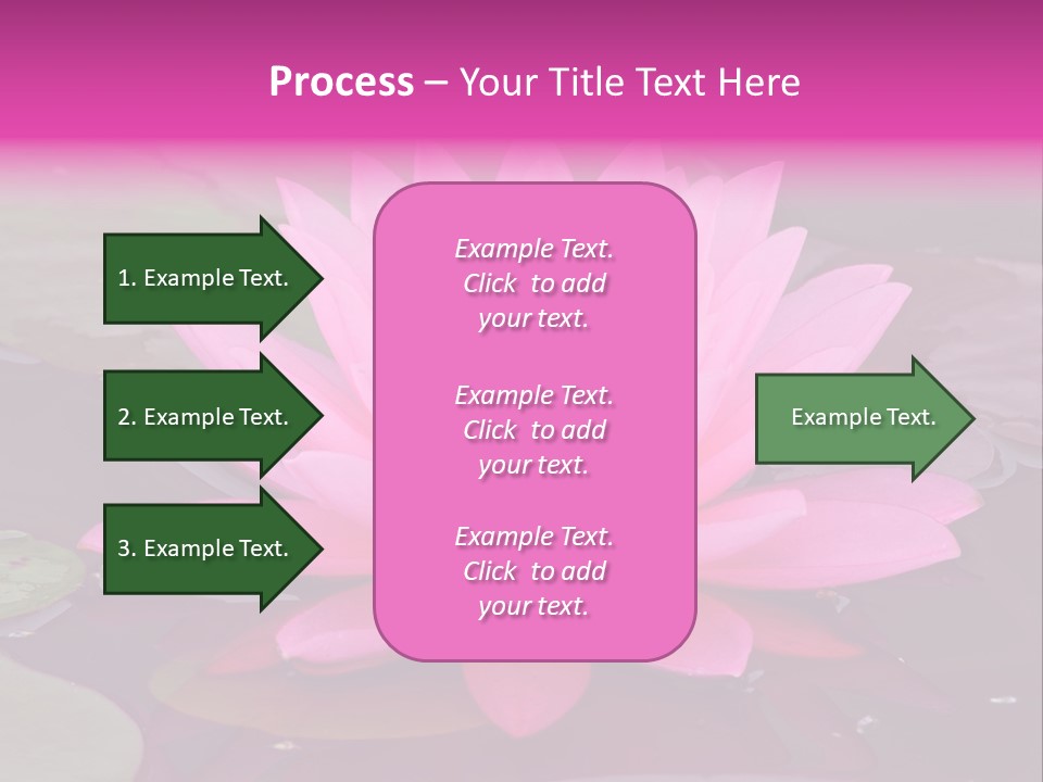 Natural Wet Pure PowerPoint Template