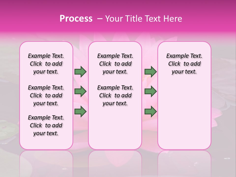 Natural Wet Pure PowerPoint Template
