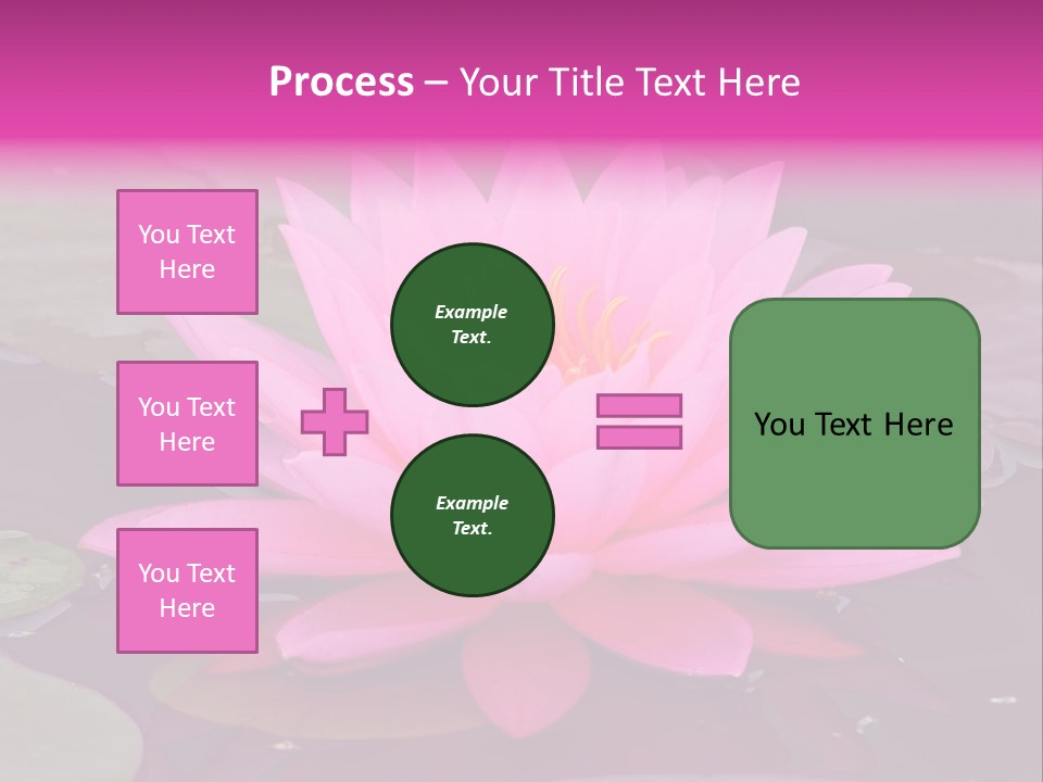 Natural Wet Pure PowerPoint Template