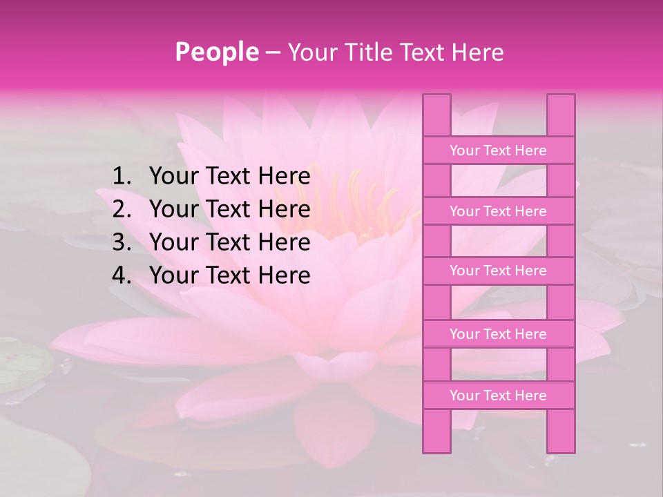 Natural Wet Pure PowerPoint Template