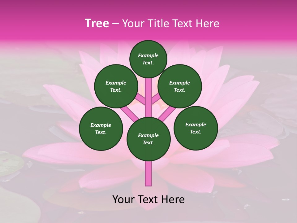 Natural Wet Pure PowerPoint Template