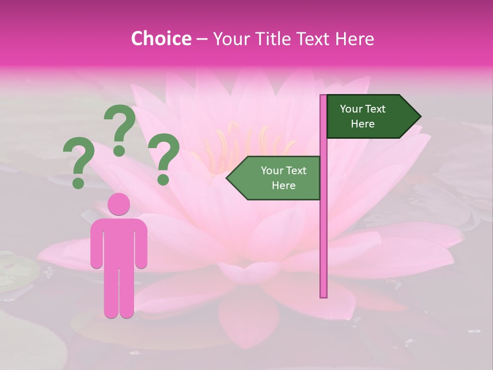 Natural Wet Pure PowerPoint Template