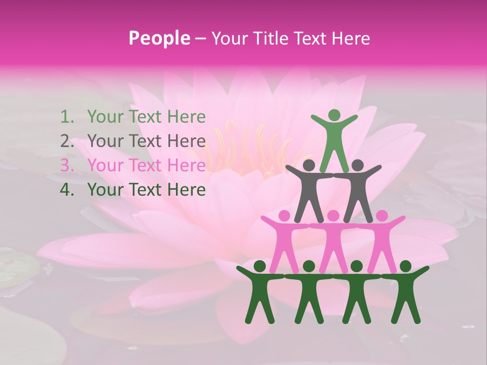 Natural Wet Pure PowerPoint Template