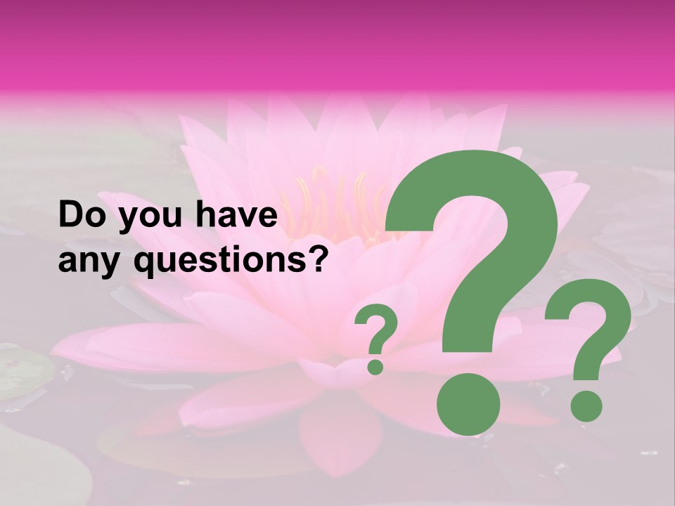 Natural Wet Pure PowerPoint Template