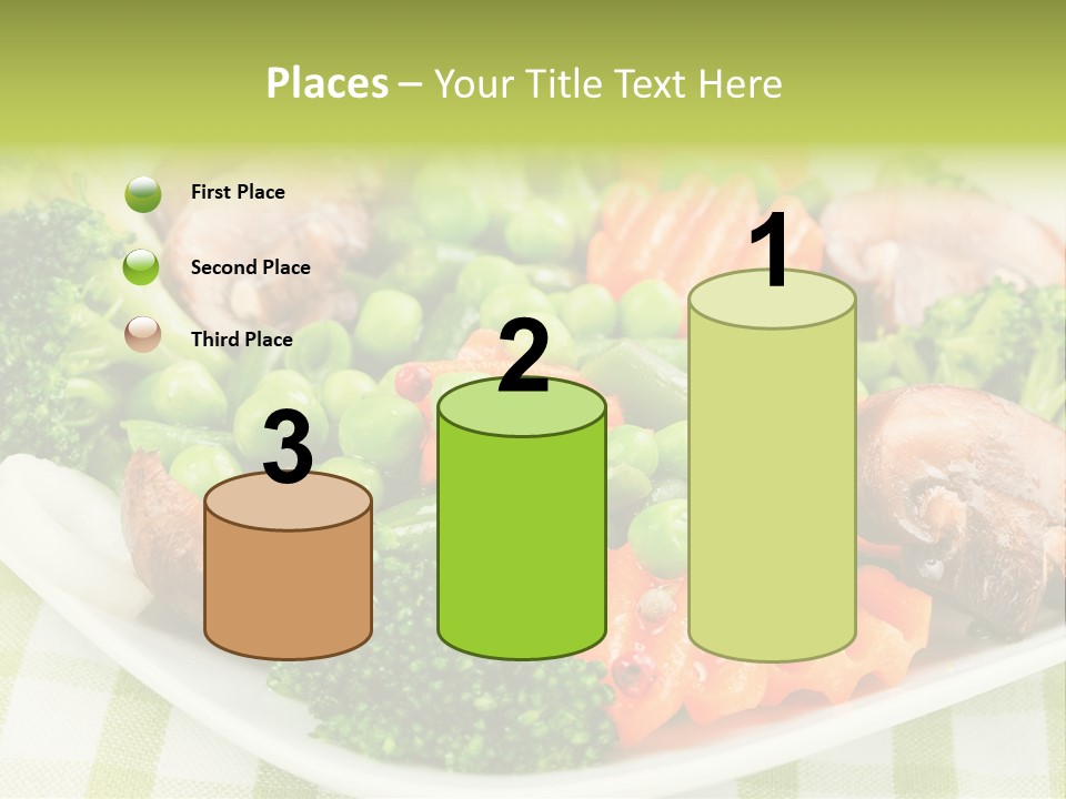 Health Mushrooms Carrot PowerPoint Template