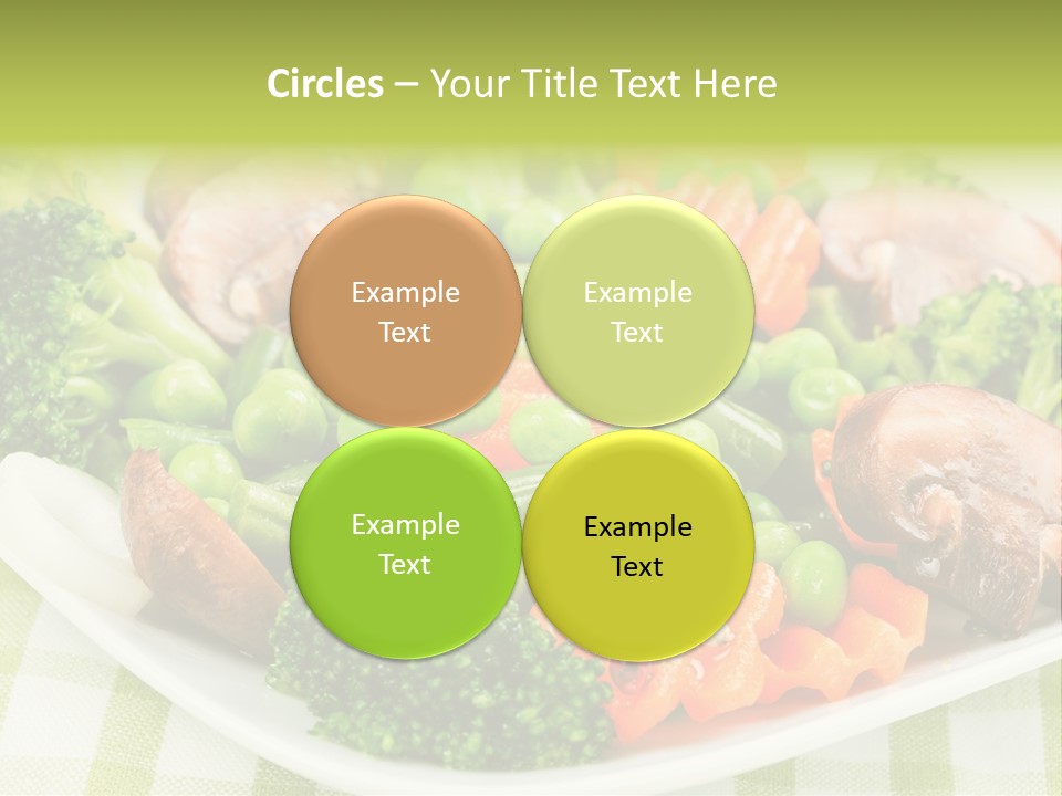 Health Mushrooms Carrot PowerPoint Template