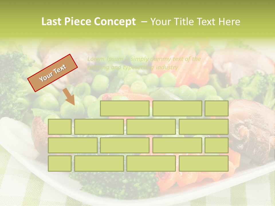 Health Mushrooms Carrot PowerPoint Template