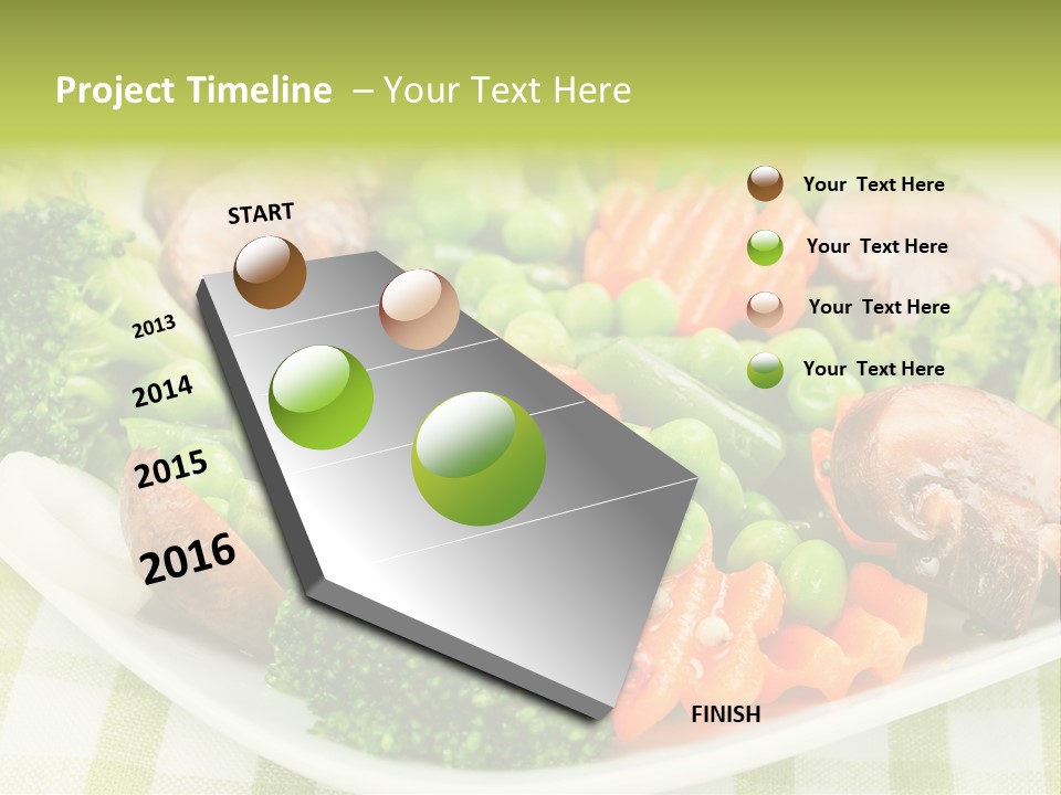 Health Mushrooms Carrot PowerPoint Template