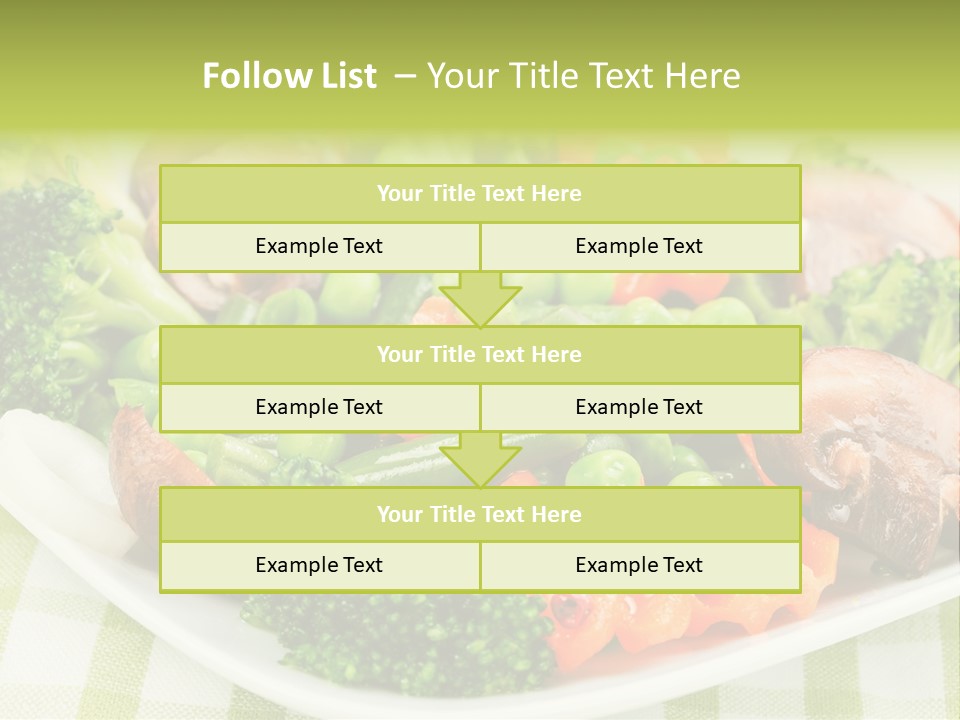 Health Mushrooms Carrot PowerPoint Template