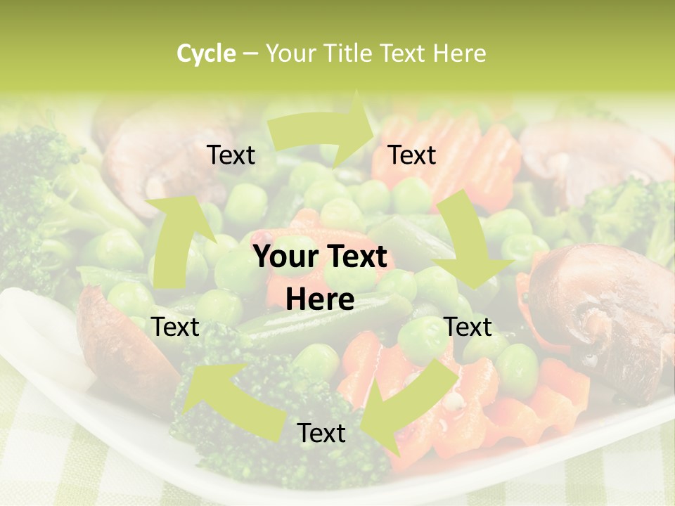 Health Mushrooms Carrot PowerPoint Template