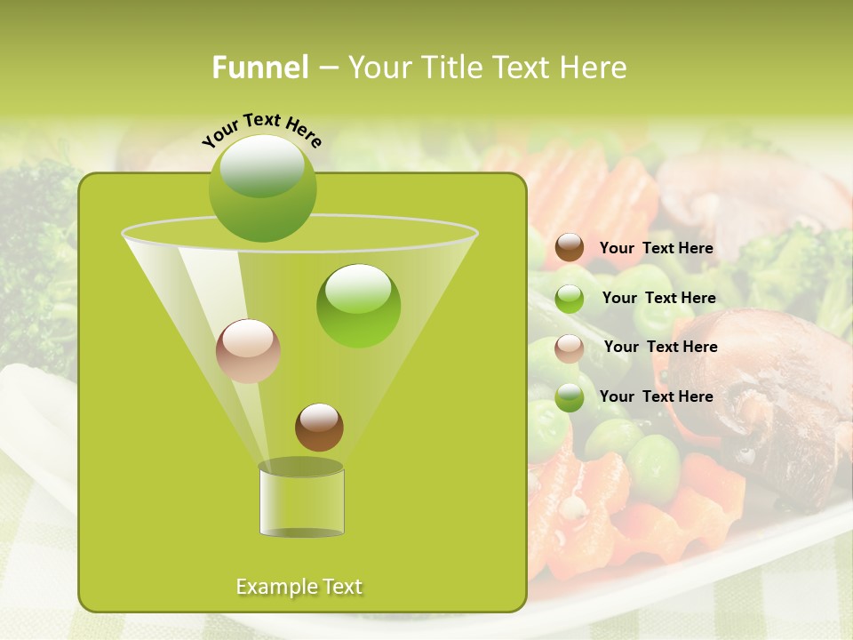 Health Mushrooms Carrot PowerPoint Template