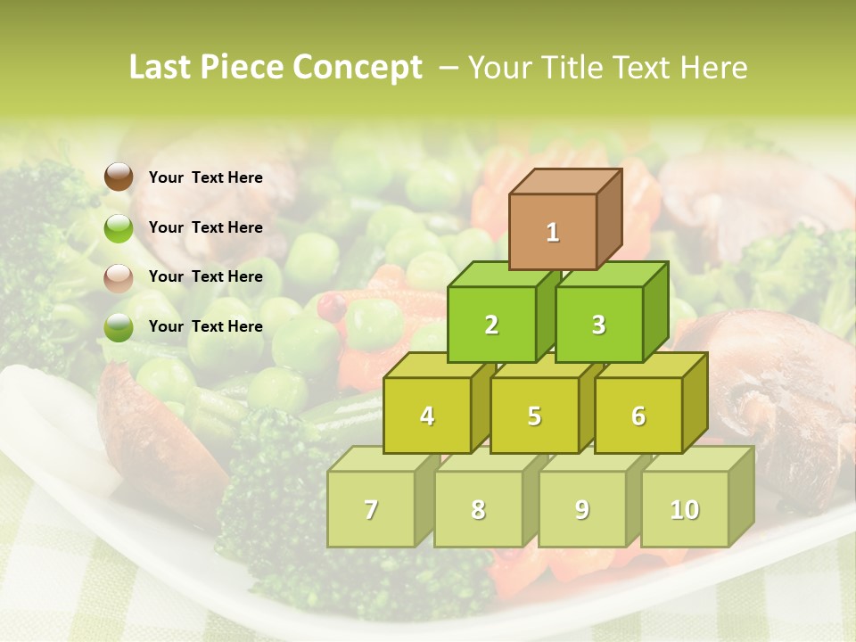 Health Mushrooms Carrot PowerPoint Template