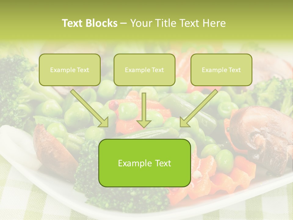 Health Mushrooms Carrot PowerPoint Template