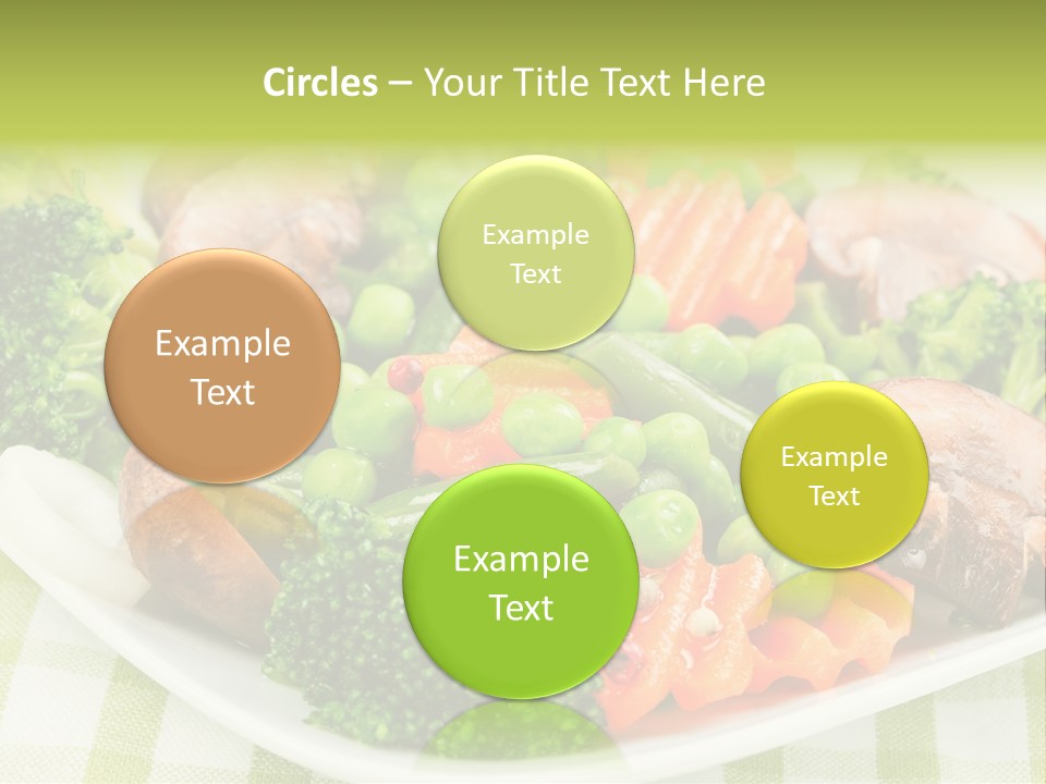 Health Mushrooms Carrot PowerPoint Template