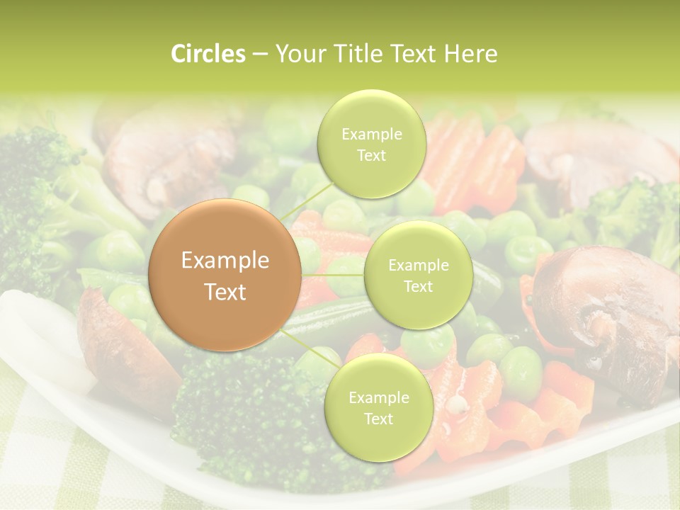 Health Mushrooms Carrot PowerPoint Template