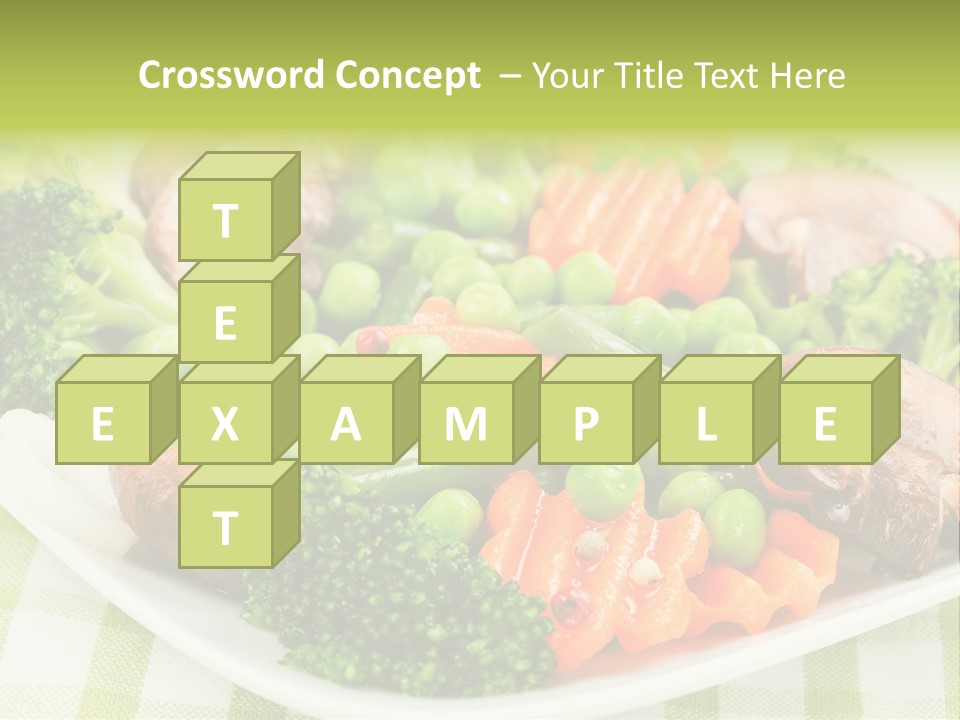 Health Mushrooms Carrot PowerPoint Template