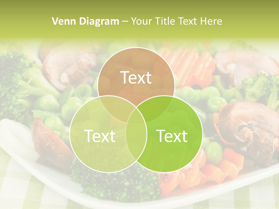 Health Mushrooms Carrot PowerPoint Template