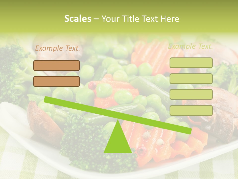 Health Mushrooms Carrot PowerPoint Template