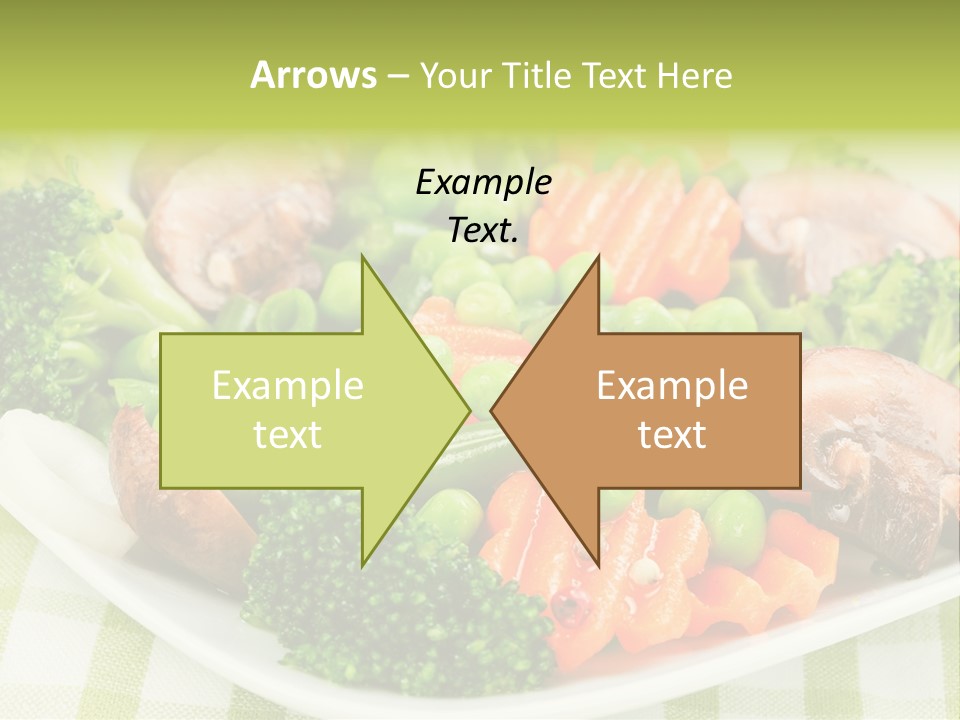 Health Mushrooms Carrot PowerPoint Template
