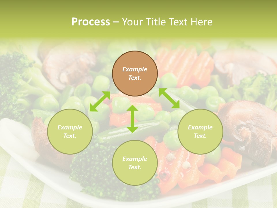 Health Mushrooms Carrot PowerPoint Template