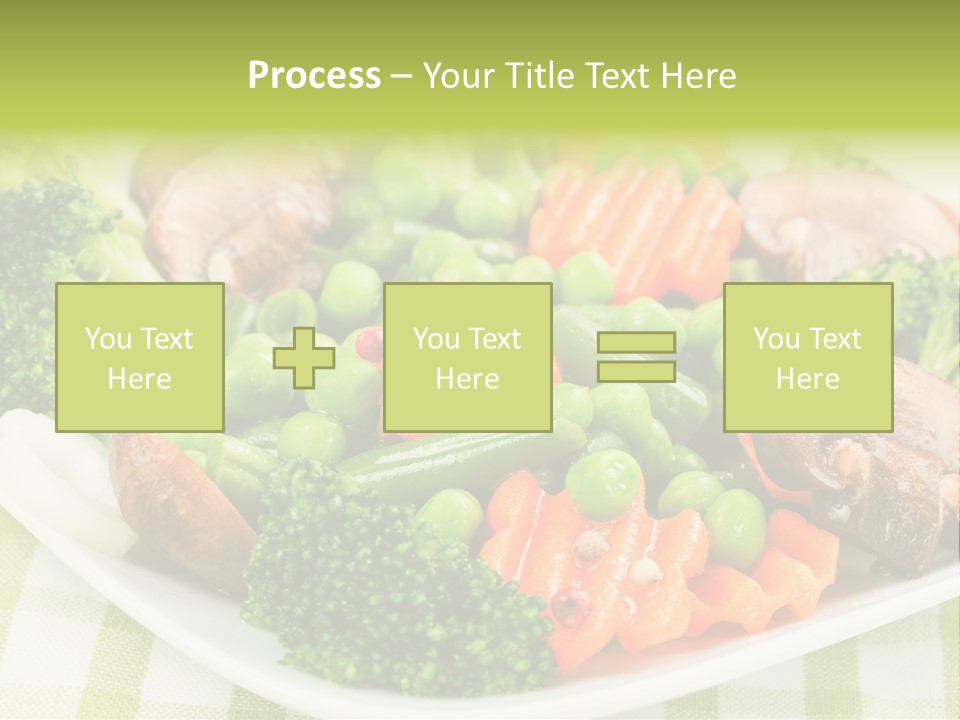 Health Mushrooms Carrot PowerPoint Template