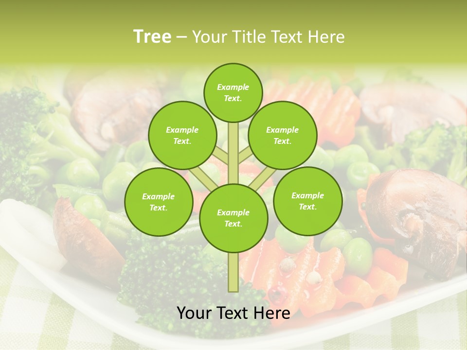 Health Mushrooms Carrot PowerPoint Template