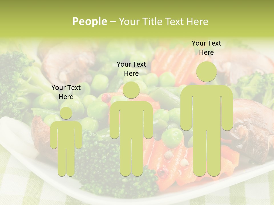 Health Mushrooms Carrot PowerPoint Template