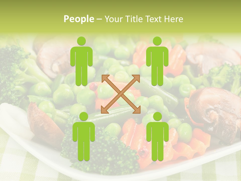 Health Mushrooms Carrot PowerPoint Template