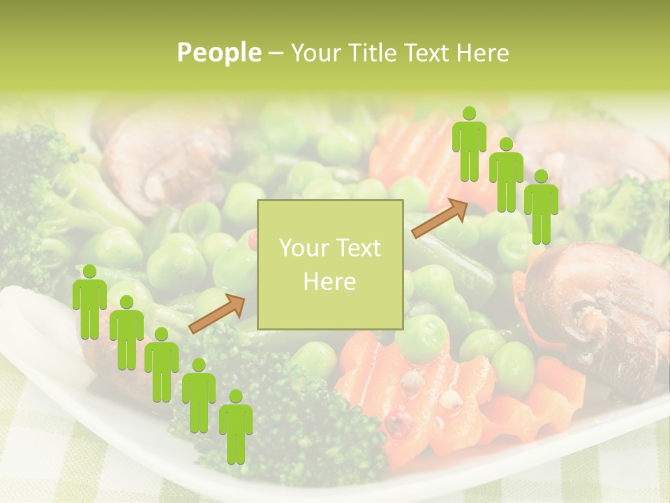 Health Mushrooms Carrot PowerPoint Template