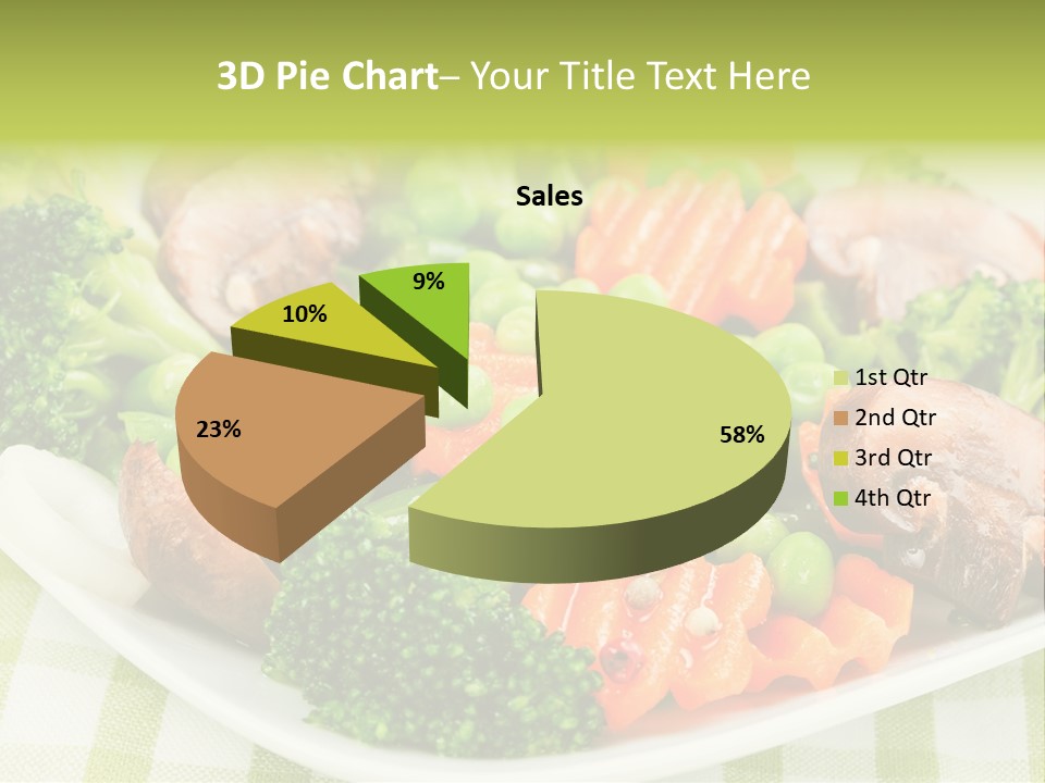 Health Mushrooms Carrot PowerPoint Template