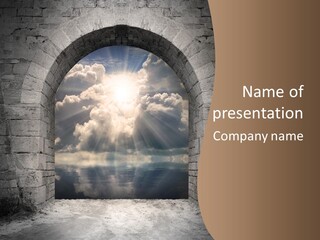 Ancient Metaphor End Of Life PowerPoint Template