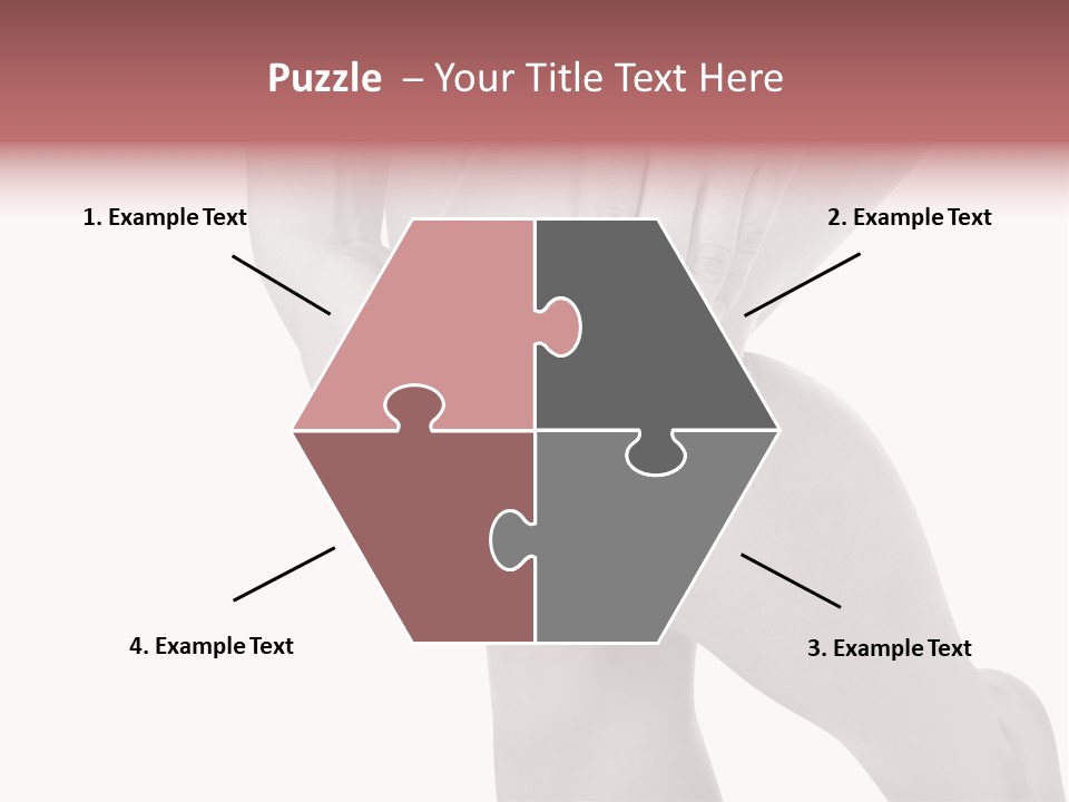 A Woman Holding Her Knee In Pain Powerpoint Presentation PowerPoint Template