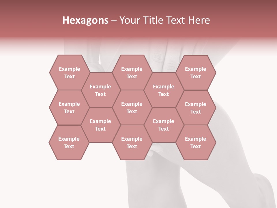 A Woman Holding Her Knee In Pain Powerpoint Presentation PowerPoint Template