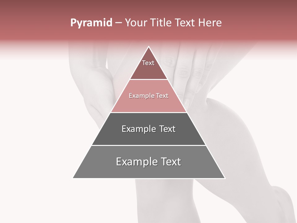 A Woman Holding Her Knee In Pain Powerpoint Presentation PowerPoint Template