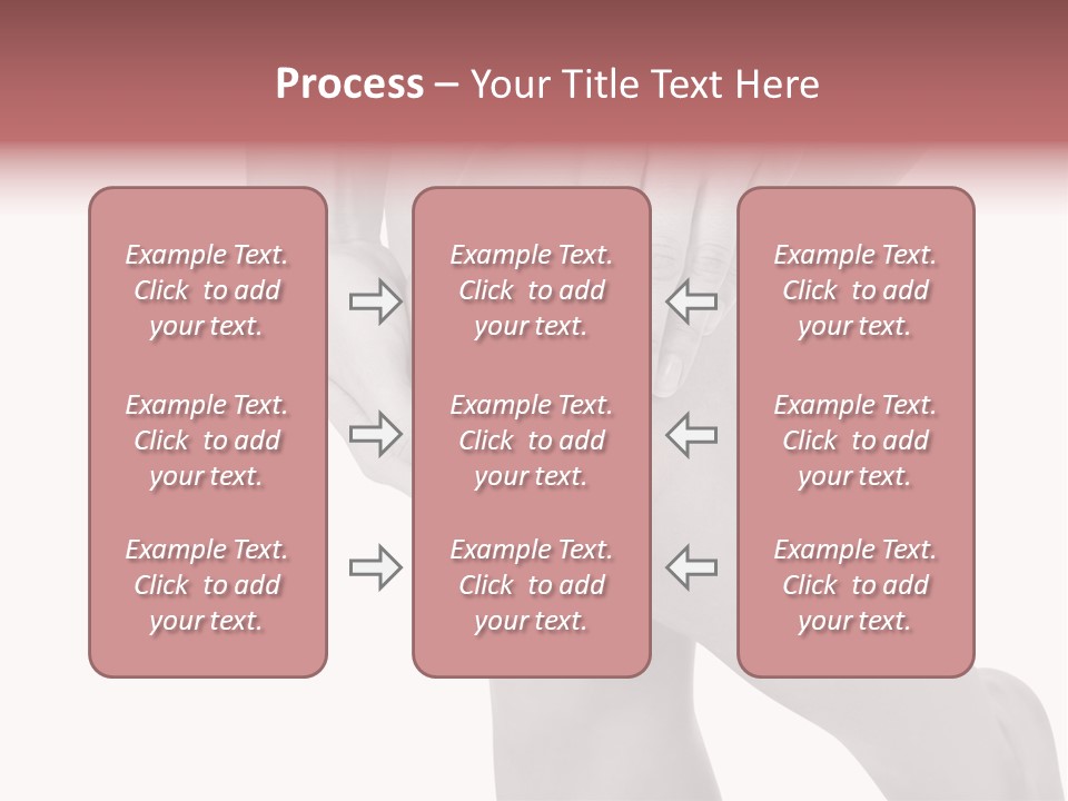 A Woman Holding Her Knee In Pain Powerpoint Presentation PowerPoint Template