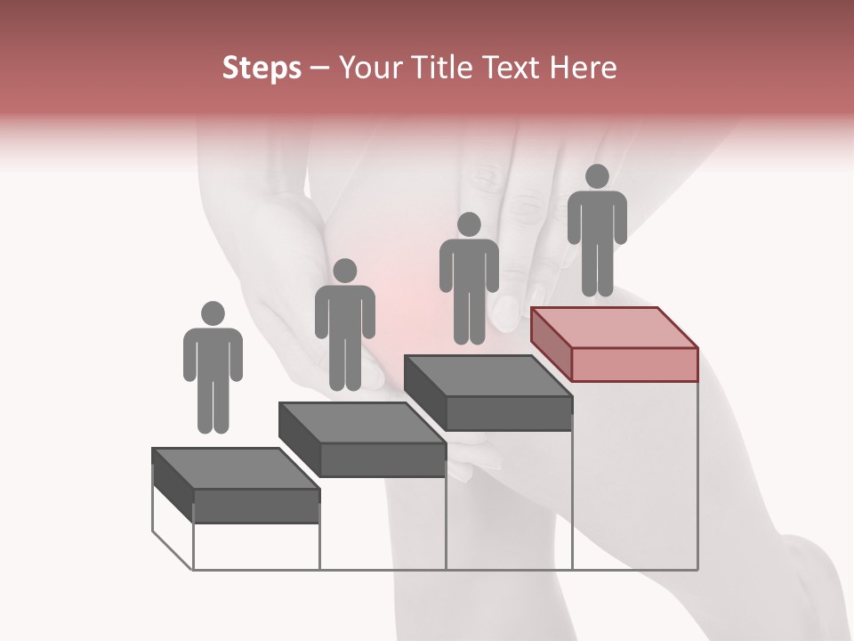 A Woman Holding Her Knee In Pain Powerpoint Presentation PowerPoint Template